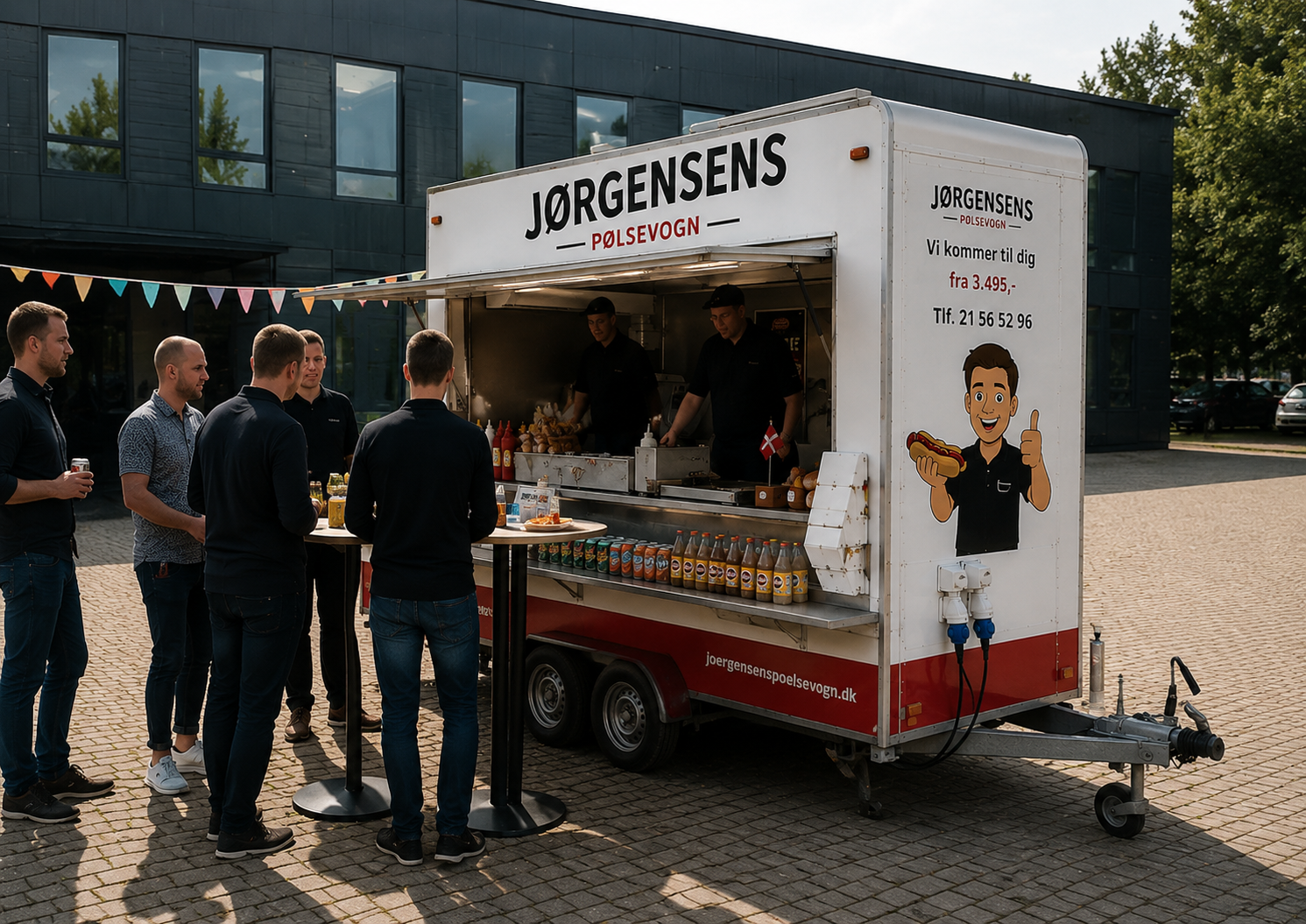 Jørgensens Pølsevogn til firmafest